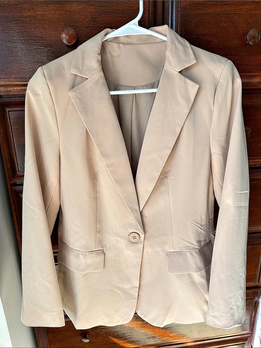 Beige Blazer Size Small Like New